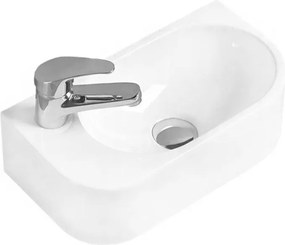 Mexen Viera chiuvetă dreptunghiulară pe blat 40 x 21 cm, albă - 21274000R