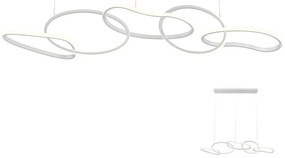 Redo 01-2597 - Lustră LED dimabilă suspendată pe cablu BIAS LED/108,6W/230V 3000K albă