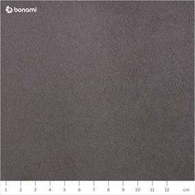 Canapea extensibilă din catifea Milo Casa Santo, gri închis