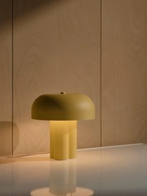 Lampa de masa design scandinav minimalist Sandro galben