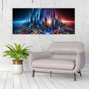 Tablou - Orașul viitorului (120x50 cm)