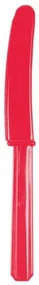 Colorat Tacamuri, cuțit - 10 bucăți Apple Red