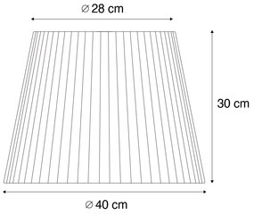 Abajur de exterior cu frânghie neagră IP54 40/28/30 - Jayla