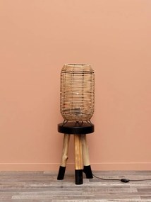 Lampa de masa, din rattan, Vannes