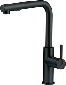 MOMI Baterie Bucătărie cu Pipă Extractibilă – Nero (BKM_N73M)