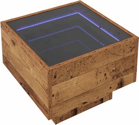 vidaXL Masă de cafea Lemn vechi 40 x 40 x 30 cm Lemn compozit