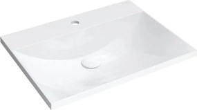 Lavoar pe mobilier Omnires Naxos M+ alb