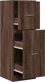 vidaXL Dulap de farmacie, stejar maro, 40x41x118 cm, lemn prelucrat