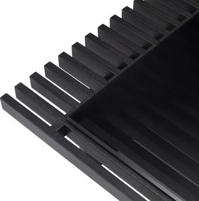 Masuta de cafea design LUX The Crest, negru 114926 HZ