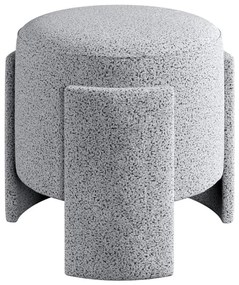 Taburet ROCKET Ø 39 cm gri