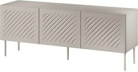 Comoda TV SIENA, bej, PAL laminat/metal, 151x40x60 cm