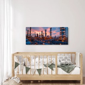 Tablou - Instalație industrială (120x50 cm)
