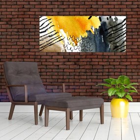 Tablou - Acuarelă abstractă (120x50 cm)