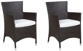 Set scaune 2 buc. Talian (alb crem). 1011523