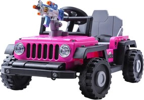 Kart Electric 2-in-1 NOVOKIDS TransformX, transformabil in masinuta electrica copii, baterie 24V, 2 motoare 380W, Roti EVA, Lumini LED, Muzica, Roz