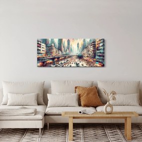 Tablou - Viața din marele oraș (120x50 cm)