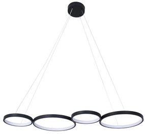 Lustră LED pe cablu FLAMENCO LED/42W/230V 4000K negru