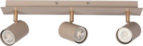 Kanlux 90782 - Corp de iluminat tip spot EVALO 3xGU10/10W/230V bej/auriu