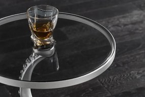 Masuta cu iluminat WILDLIFE OCTOPUS 55cm argintiu