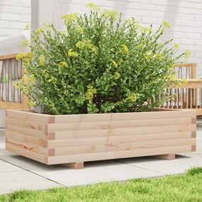 vidaXL Jardinieră de grădină, 90x60x26,5 cm, lemn masiv de pin