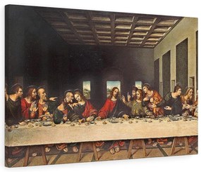Tablou canvas Cina cea de taina Leonardo Da Vinci - 90x60 cm 90x60 cm