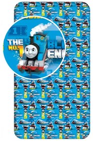 Thomas și prietenii săi Blue Engine Cearceaf cu Elastic 90x200 cm