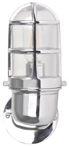 Aplică de exterior LUND 1xE27/12W/230V IP44 crom