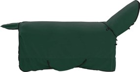 vidaXL Pătură pentru cai Verde închis complet Poliester
