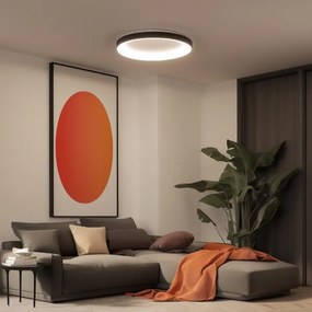 Brilagi FALCON II - Corp LED dimabil, 108W, 230V, 3000-6500K, Ø 80 cm, negru + telecomandă