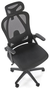 Scaun de birou Negro negru H130 cm