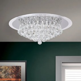 Plafonieră de cristal Orion DLU 2378/6/50 GLORIA 6xG9/40W/230V d. 50 cm crom