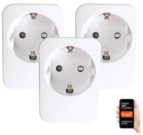 Immax NEO 07761C - Set 3 prize inteligente NEO LITE 3680W/230V/16A Wi-Fi Tuya SC
