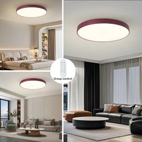 Brilagi-LED Corp de iluminat dimabil SMART pentru piscină LED/100W/230V 80 cm Wi-Fi Tuya+telecomandă burgundiu