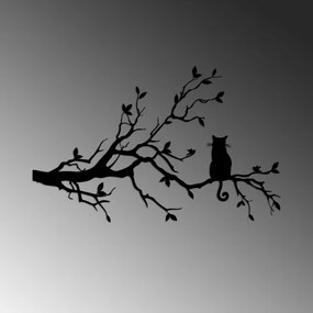 Decorațiune de perete 80x50 cm metal ramură