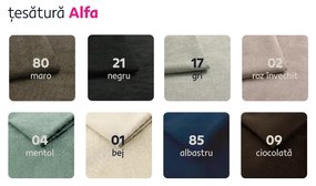Canapea, muştar, model stânga, NATIK NEW