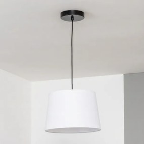 Abajur universal KERIA, Ø 30 cm, alb