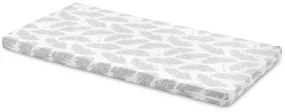 Saltea de spuma Sensillo 120x60 cm Gri/Pene