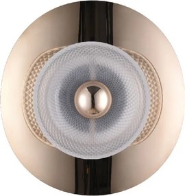 Aplica lumina ambientala LED DIOP auriu/ crom