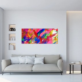 Tablou - Abstract colorat (120x50 cm)