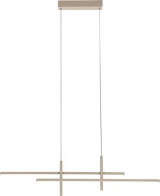 Eglo 901887 - Lustră LED suspendată pe cablu TREPILIANO LED/20W/230V bej