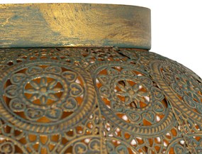 Plafoniera orientala aurie cu verde 28,5 cm - Baloo