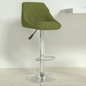 335296 vidaXL Scaun de bar, verde deschis, catifea