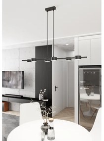 Lustră pe cablu SORA 6xGX53/12W/230V negru