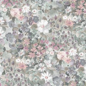 Fototapet, Summer Field, Dusty Pink, Rebel Walls