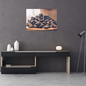 Tablou pe sticlă cu cafea (70x50 cm)