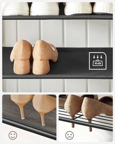 Perete de hol TAYLOR cu dulap pentru pantofi 180x64 cm, maro rustic