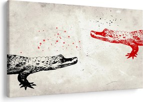 Tablou - Crocodili (90x60 cm)