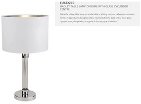 Veioza / Lampa de masa decorativa design elegant Hadley EU6322CC SRT