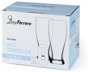 Set pahare de bere Luigi Ferrero Tara FR-019OB 330ml, 6 buc 1006934