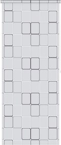vidaXL Jaluzea roletă de duș, model pătrate, 120x240 cm